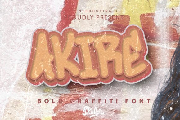 Akire: A Graffiti Font with Editorial Energy