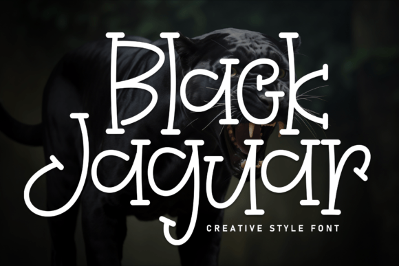 Black Jaguar: A Stylish Display Font for Real Small Business Brands