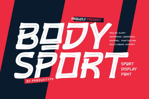 Bodysport: A Font Built for Bold Visual Statements