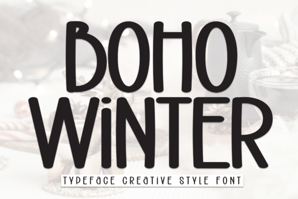 Boho Winter: A Hand-Drawn Display Font That Warms Every Layout