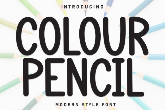 Colour Pencil: A Playful, Hand-Drawn Display Font for Warm Editorial Moments