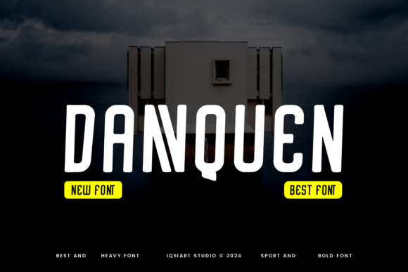 Dannquen: The Display Font That Makes Your Headlines Unmissable