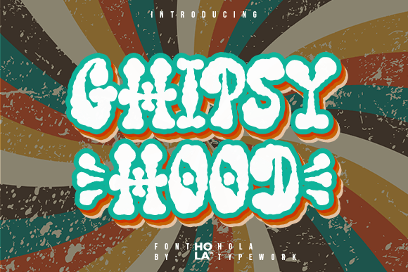 Ghipsy Hood: A Display Font That Feels Like a Deep Breath
