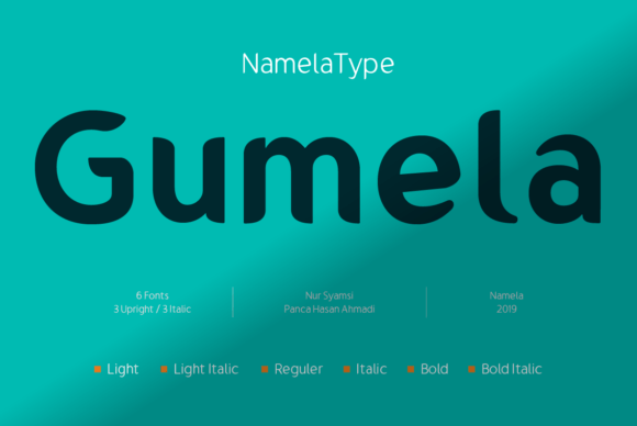 Gumela: A Display Font That Feels Like a Quiet Smile