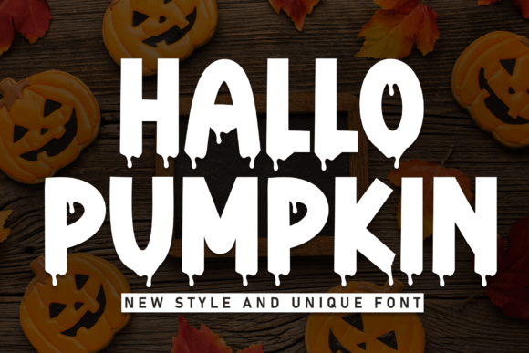 Hallo Pumpkin: A Playful Display Font with Spooky Charm