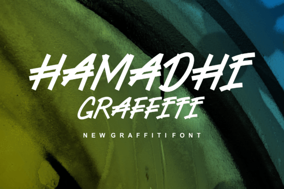 Hamadhi Graffiti: A Handwritten Display Font with Editorial Warmth