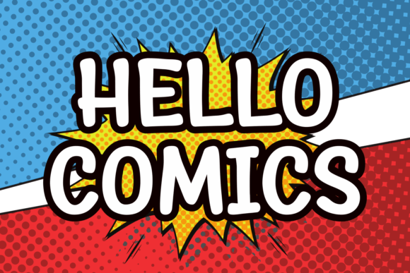 Hello Comics: A Playful Display Font That Makes Your Brand Memorable