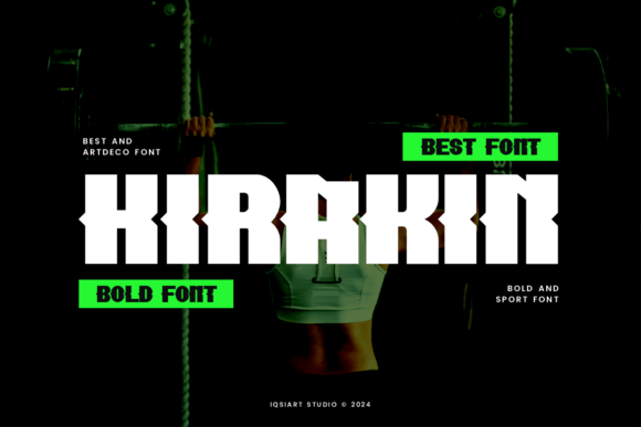 Hirakin: A Bold Display Font for Modern Brand Identity