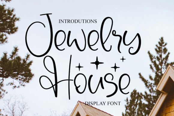 Jewelry House: A Handwritten Display Font with Quiet Confidence