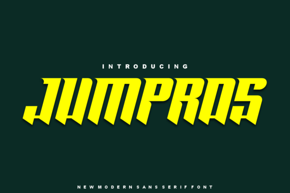 Jumpros: A Bold Font That Can Define Your Business Brand