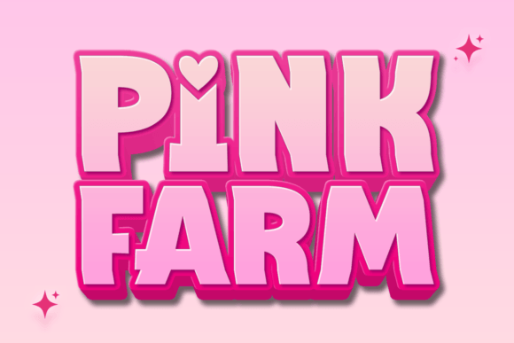 Pink Farm Font: A Bold, Whimsical Tool for Digital Branding