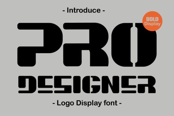 Pro Designer: A Chic Display Font for Handmade Labels & Printables