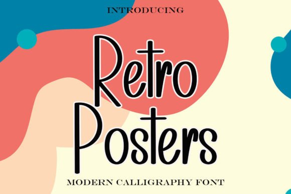 Retro Posters: A Festive Display Font for Scroll-Stopping Campaigns