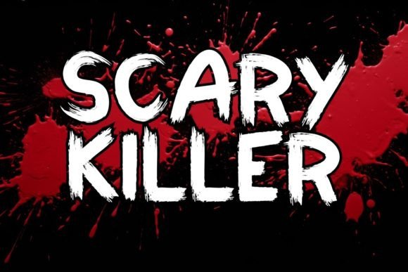 Scary Killer: The Horror Display Font That Grabs Attention