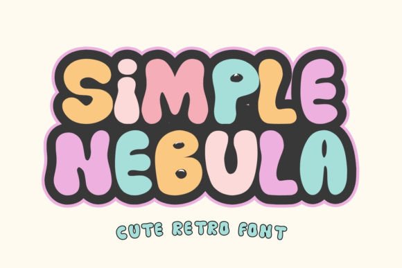 Simple Nebula: A Playful Retro Display Font for Web Design