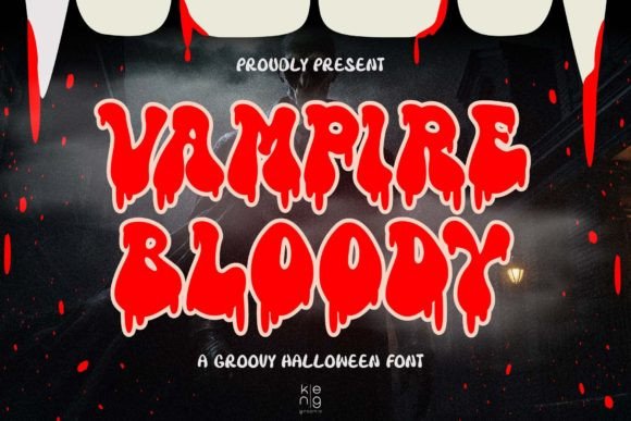Vampire Bloody: A Display Font with Editorial Bite