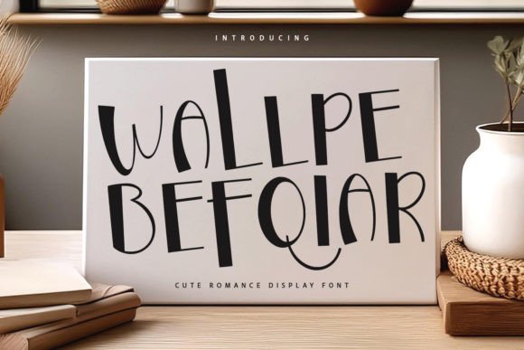 Wallpe Befqiar: A Display Font That Makes Your Brand Feel Thoughtful