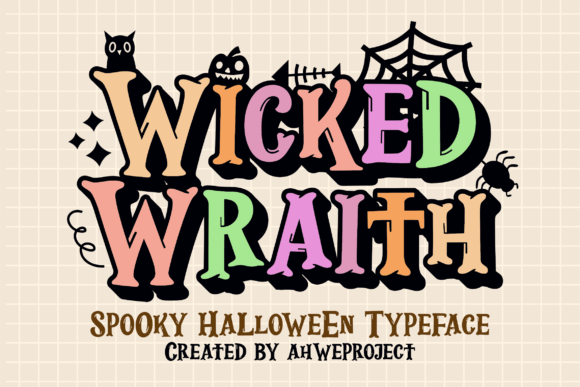 Wicked Wraith: A Display Font That Adds Whimsy & Gothic Charm